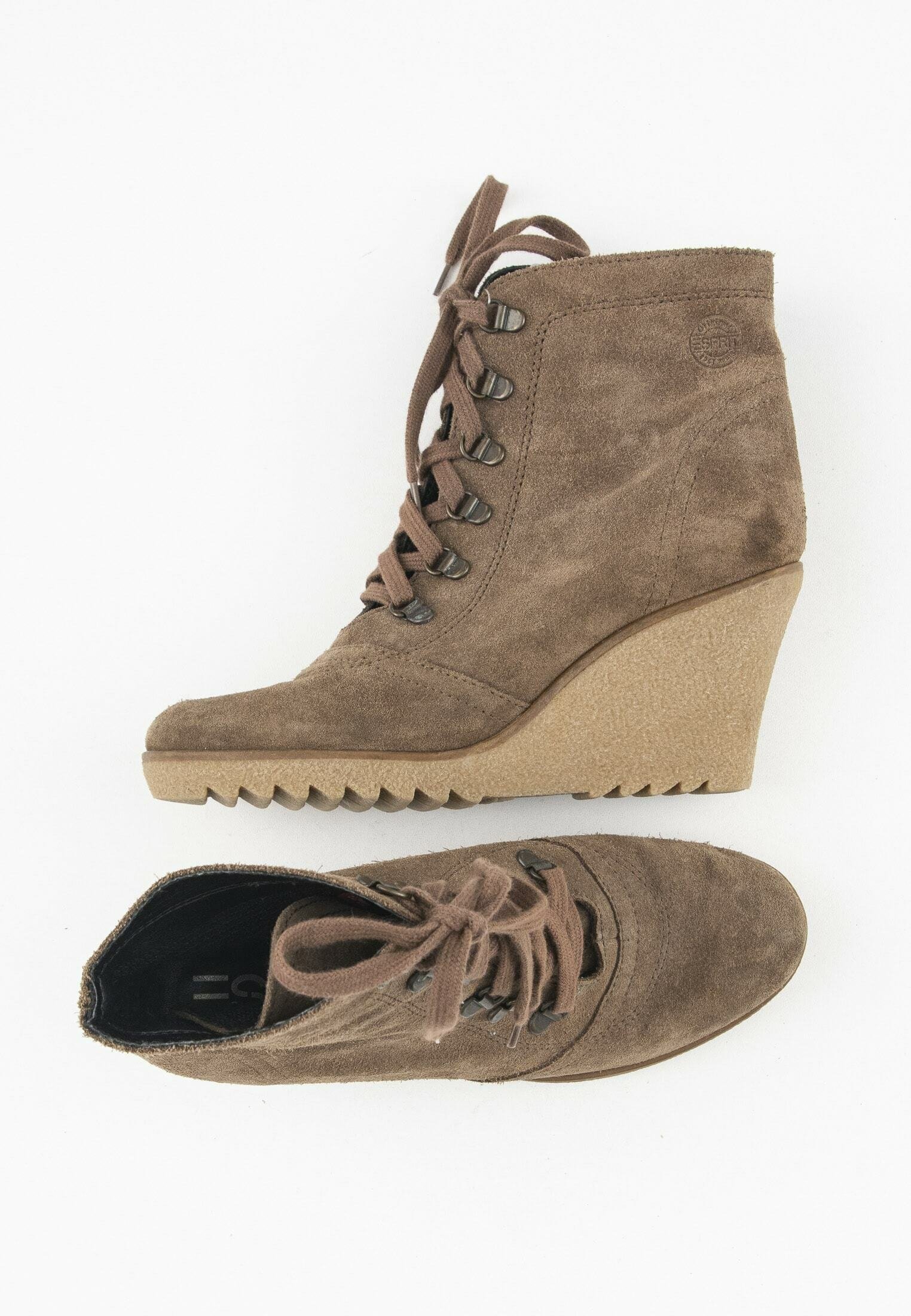 Esprit Enkellaarsjes met sleehak - brown/Bruin - Zalando.be