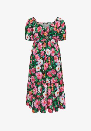 Yours Clothing, PLUS SIZE FLORAL DRESSES - Jurk - black