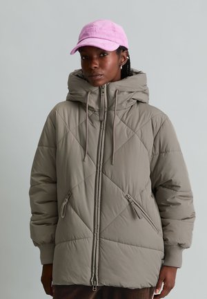 Marc O'Polo DENIM, WOVEN OUTDOOR COATS, DIAMOND QUILT, MIDI - Winter coat - dolphin