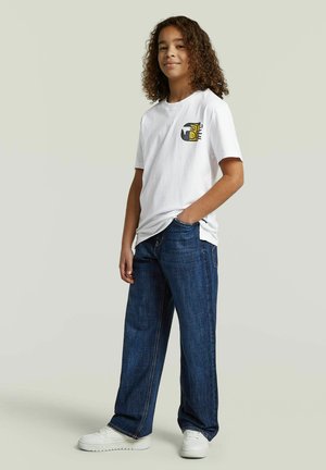 G-STAR, BOYS DEEGGIE RELAXED STRAIGHT JEANS - Jeans baggy - dark