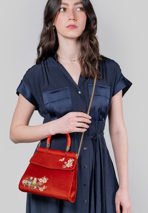 LOVEBIRDS MINI TOP - Tote bag - rust red