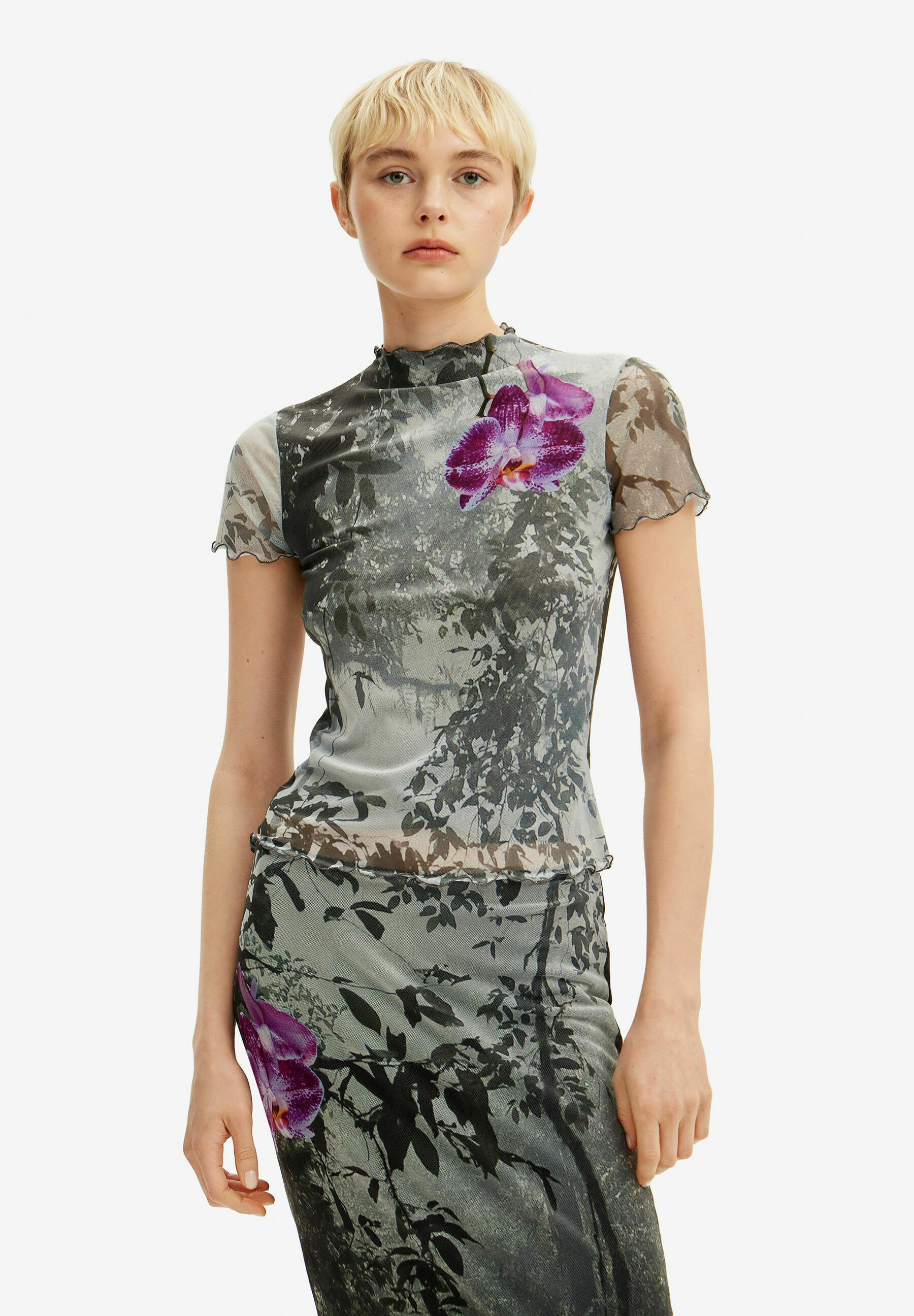 Blouse DESIGUAL Lola – T-shirt Camisole Style Espagnol, Neuve Avec étiquettes
