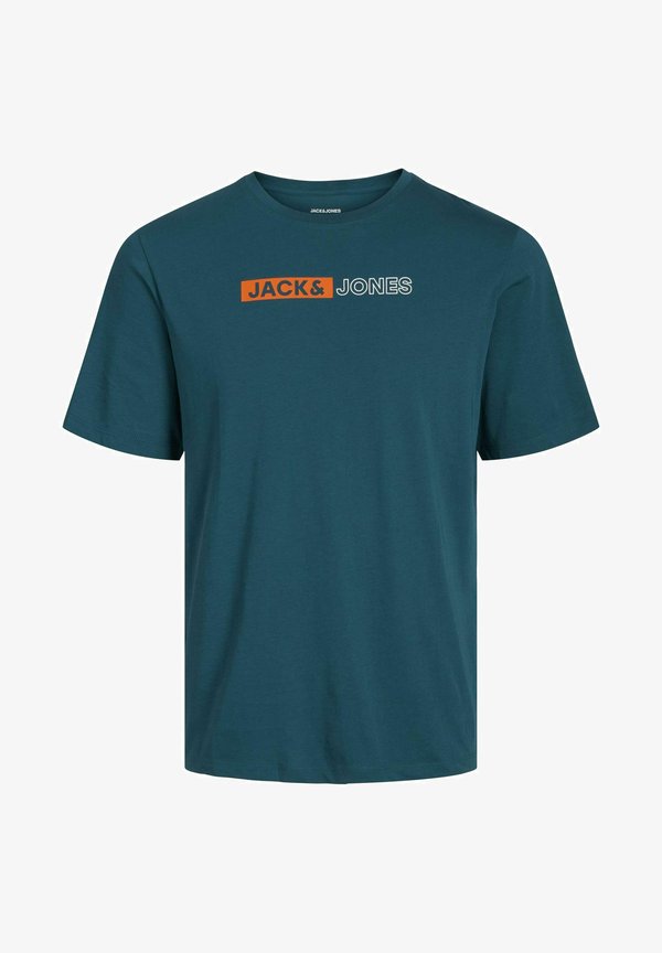 LOGO - Print T-shirt - deep teal2