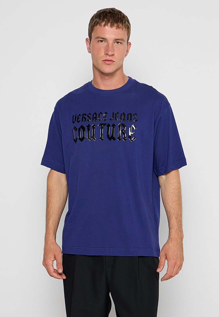 Versace Jeans Couture T-shirt print blauw
