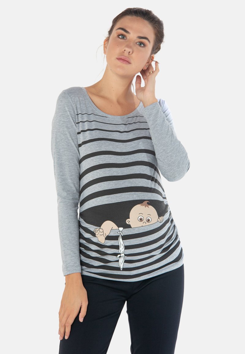 M.M.C. BABY FLUCHT - Langarmshirt - grau