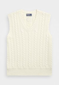 WIMBLEDON CASHMERE BLEND SWEATER VEST - Strickpullover - white