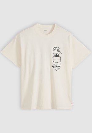 Levi's®, VINTAGE FIT TEE UNISEX - Printtipaita - levis logo grid 3 egret