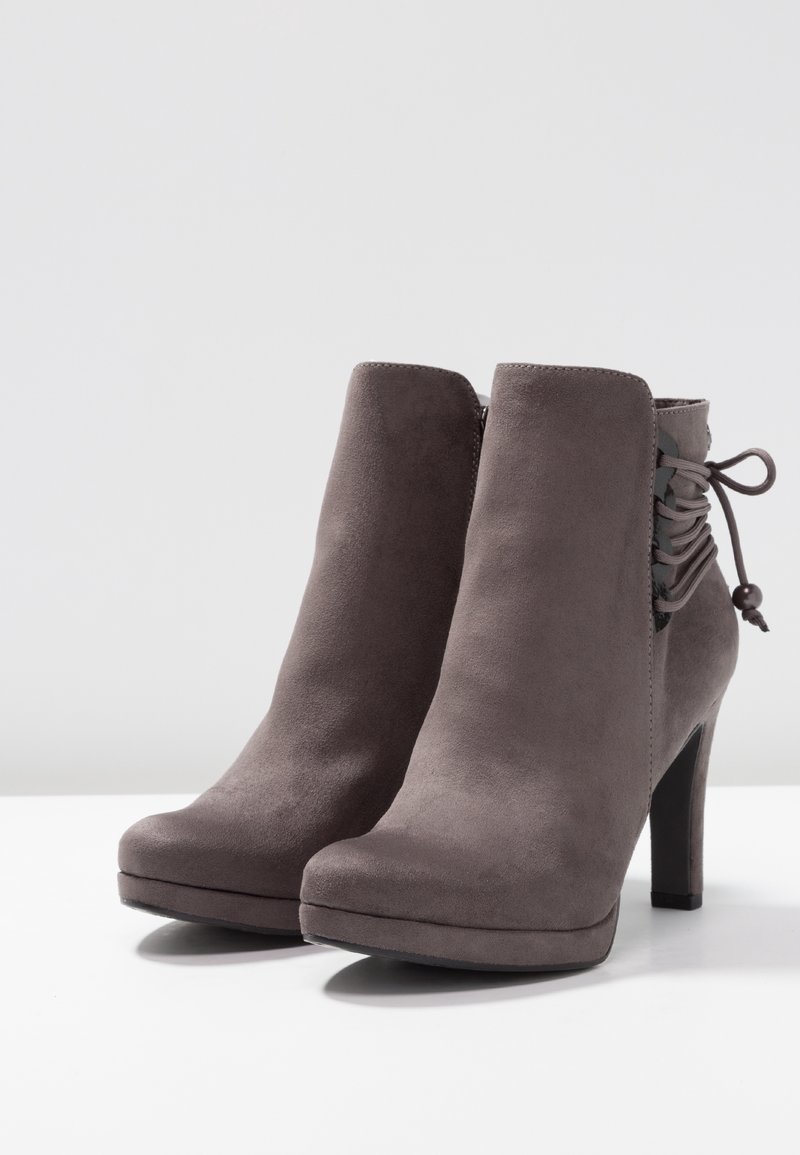 Tamaris Boots Boots Wildleder Grau Tamaris Ankle Boot Grey/grau
