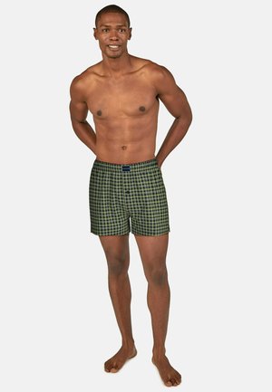 2ER PACK - Boxer shorts - blau mittel karo