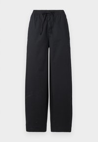 SLFJUMA LOOSE BARREL PANT - Pantalones - black