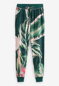 Next LONG SLEEVE SET - Pyžamo - dark green floral