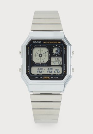 UNISEX - Montre à affichage digital - silver-coloured/black