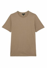 Reiss REGULAR FIT BLESS CREW NECK - Tricou basic - light taupe brown