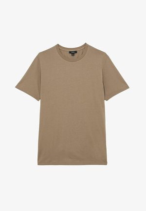 Reiss REGULAR FIT BLESS CREW NECK - Basic póló - light taupe brown