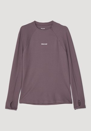 NNormal Long sleeved top - dunkelviolett