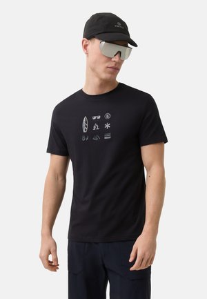 MATTEO - T-shirt imprimé - dunkelblau