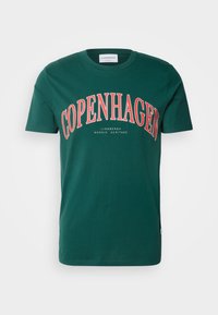 Não selecionado, dark green