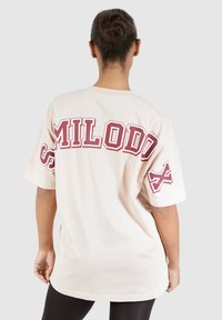Smilodox PRINT LOGO BRAIL - Camiseta estampada - hellbraun