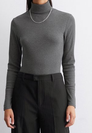 Langærmet T-shirt - grey