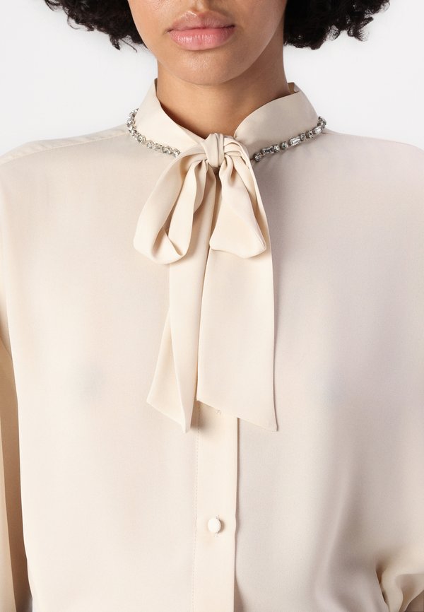 Button-down blouse - sand2
