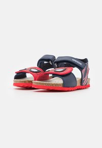 Geox MARVEL SPIDERMAN CHALKI BOY - Sandali - dark navy/red