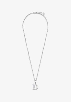 Lotus Silver BUCHSTABE D - Collier - silberfarben