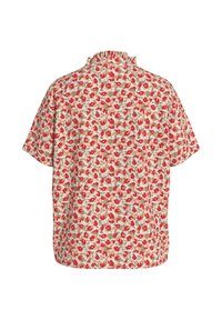 VILA VIPOVA VAL  V-NECK - Blusa - egret val poppy