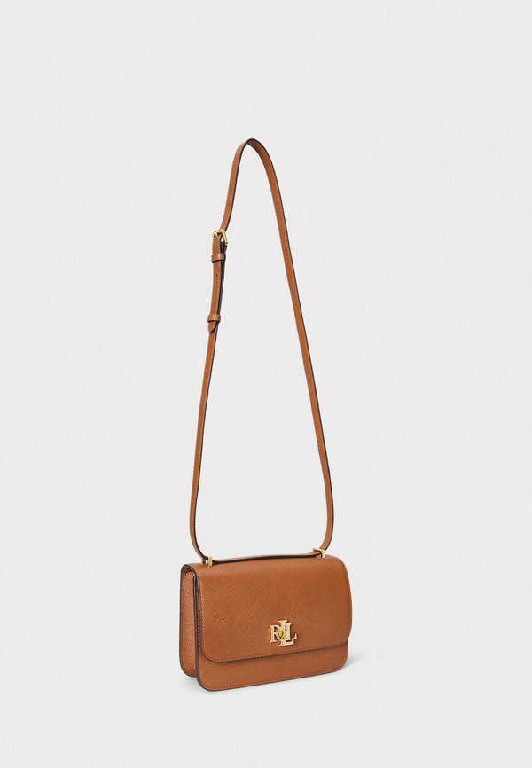 CROSSHATCH LEATHER MEDIUM SOPHEE BAG - Cross body bag - lauren tan3
