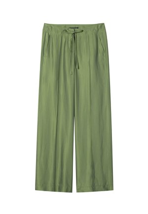 Luisa Cerano, WIDE - Trousers - moss green