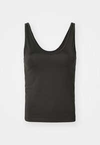ACE DEEP NECK TANK  - Top - peat