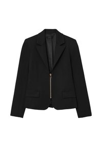 CON CERNIERA - Blazer - ultrablack