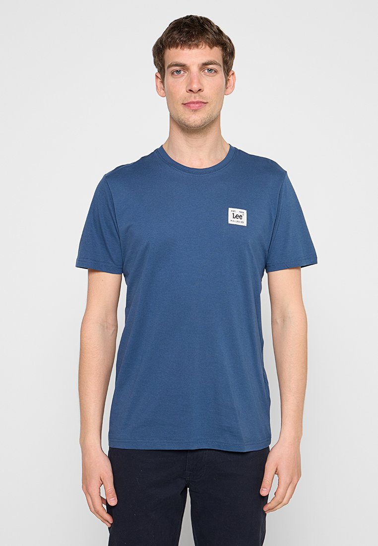 Lee T-shirt print blauw