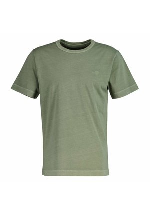 AUSGEWASCHEN SUNFADED WASHER KURZARM - T-shirt - bas - grün