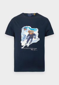 Potiskana majica - worth navy