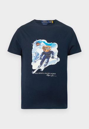 Trükipildiga T-särk - worth navy