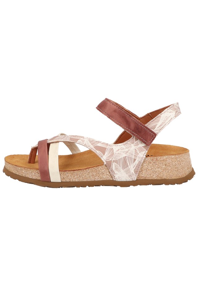 Teensandalen - hibiskus/kombii