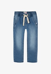 Noppies baby denim regular tuinbroek medium blue denim Noppies baby denim regular tuinbroek medium blue denim