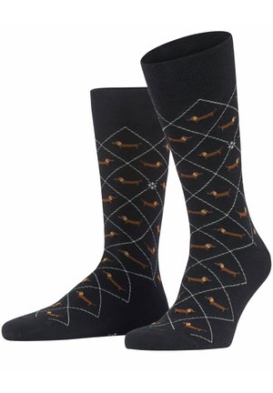 Burlington Dachshund One-Size - Socken - black