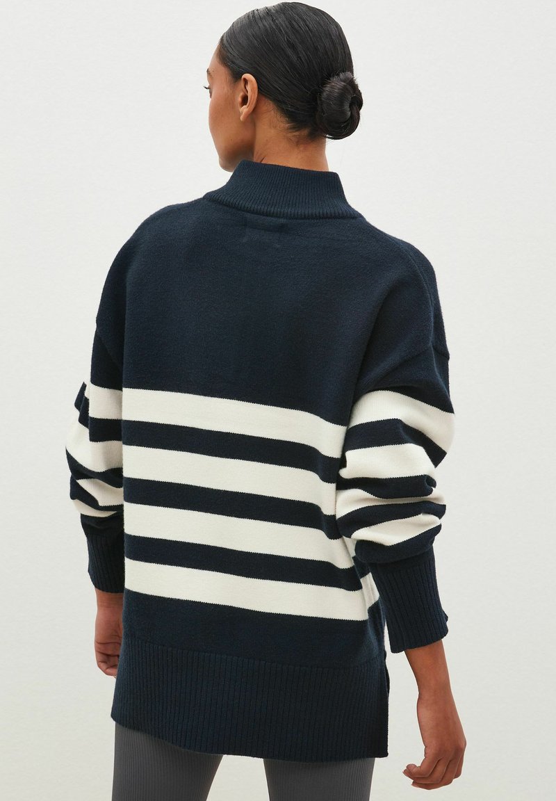 Next STRIPE - Svetr - navy blue