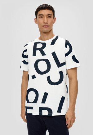 T-shirt imprimé - weiß