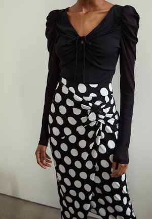 Diane von Furstenberg Camiseta de manga larga - black