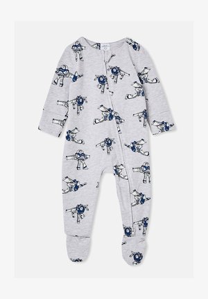 THE LONG SLEEVE ZIP ROMPER UNISEX - Sleep suit - cloud marle/buzz lightyear