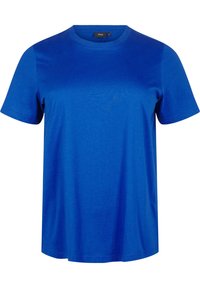 Zizzi MIT RUNDHALSAUSSCHNITT - Paprasti marškinėliai - sodalite blue
