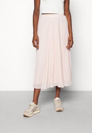 PLEATED MIDAXI - Plisovaná sukně - pink