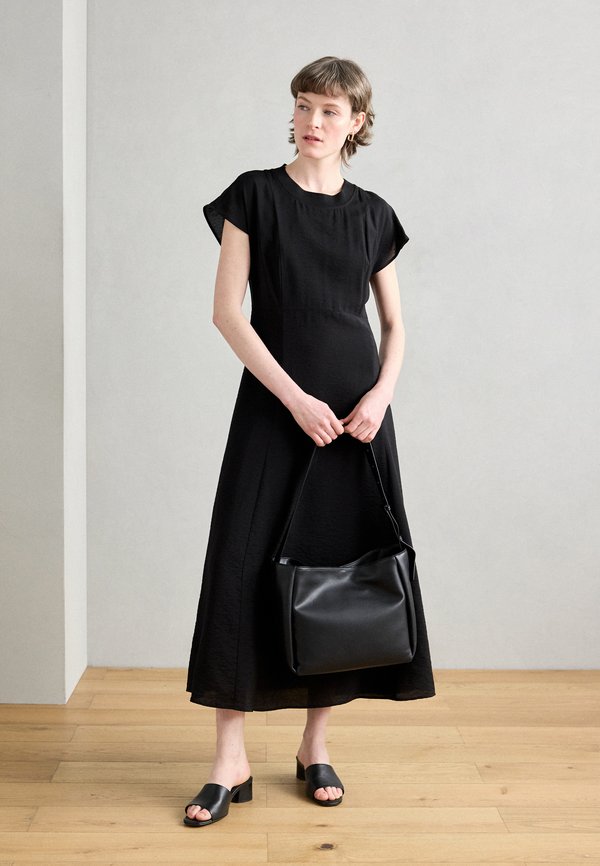 DRESS  FEMININE SHAPE  ROUND NECKLINE  MIDI LENGTH CUTLINES - Day dress3