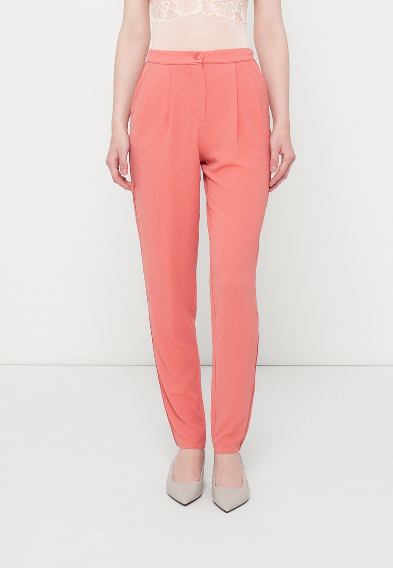 Emporio Armani Broek koraalrood