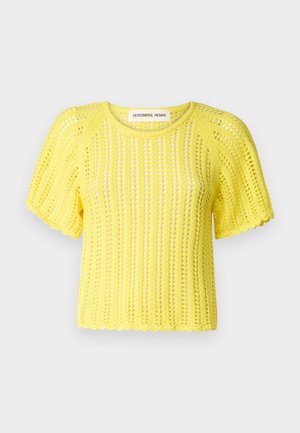 TALIANA POINTELLE - T-Shirt print - yellow