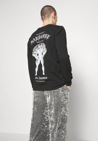 Han Kjøbenhavn TRAIN INSANE REGULAR TEE UNISEX - Μπλούζα με μακριά μανίκια - black