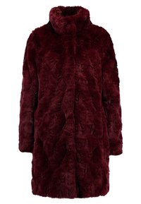 VILA Klassisk frakke - dark red