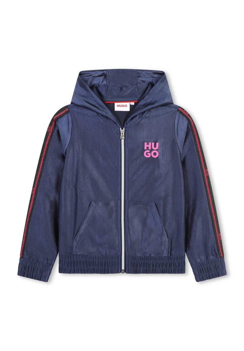 HUGO Kids Sweater met rits blauw HUGO Kids Sweater met rits blauw